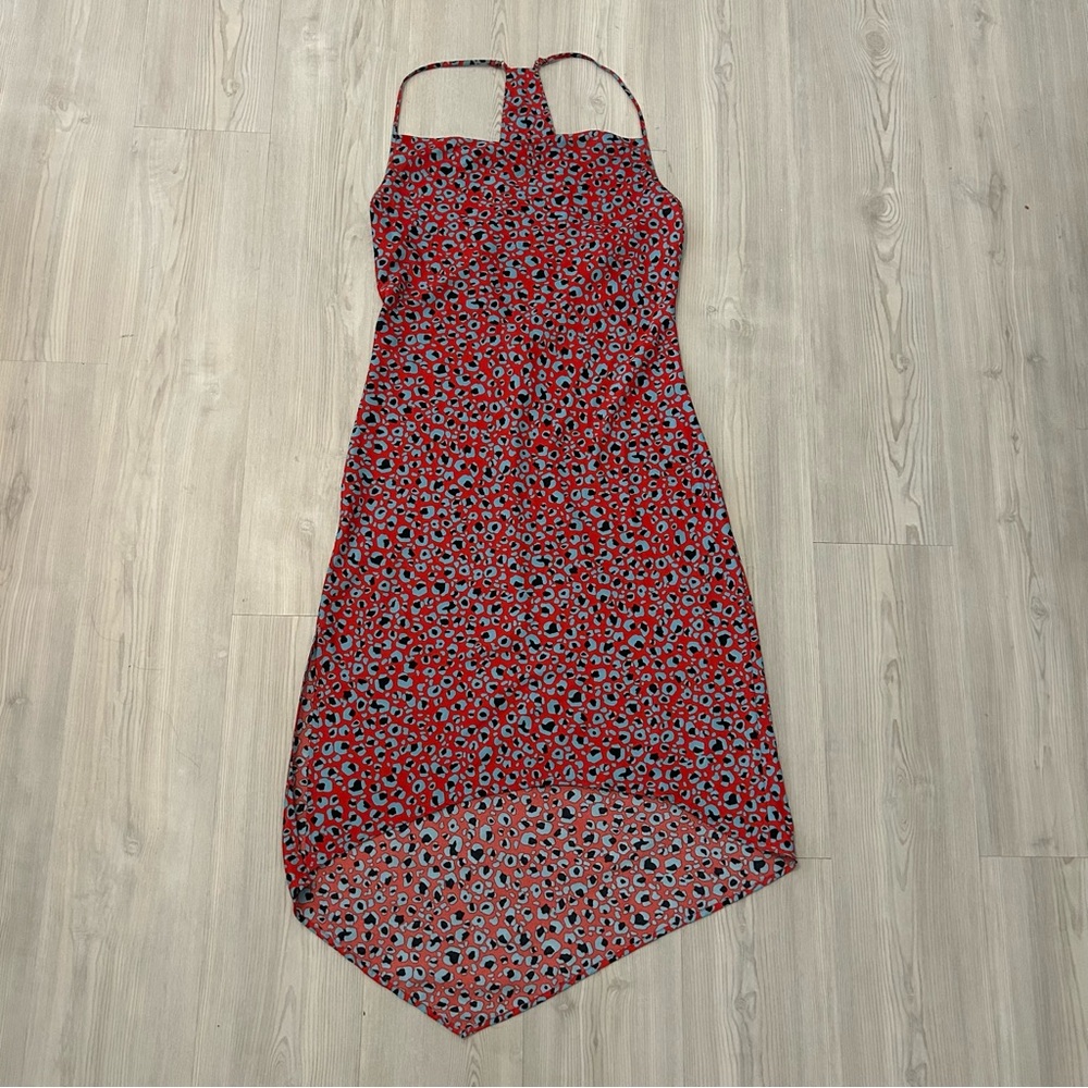 BCBGeneration Women's Cocktail Cowl Nk Asym Woven Dress